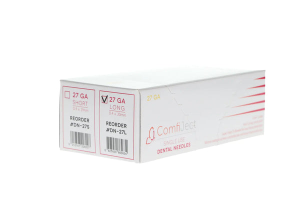 Essentials Premium Needles, Plastic Hub, Ga 27, Long, Yellow