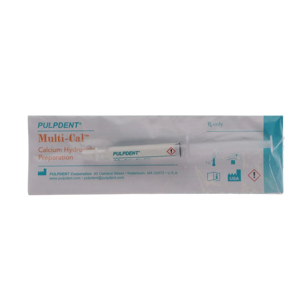 Multi-Cal Non-Setting Calcium Hydroxide Paste, 3 ml Syringe Multi-Cal Non-Setting Calcium Hydroxide Paste, 3 ml Syringe