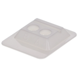 Bondwell Disposable Mixing Wells, 2-Well, White, 500/Pk, 900MW(B)-2