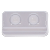 Bondwell-II, Disposable 2-Well Mixing Well, White, 200/Pk, 901MW-2