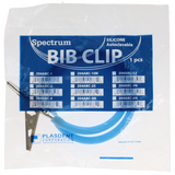 Spectrum Bib Clips, 17.5", Light Blue, 1/Pk, 204ABC-2