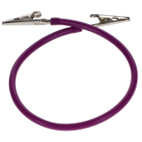 Spectrum Bib Clips, 17.5", Purple, 1/Pk, 204ABC-10N