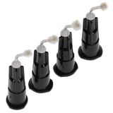 Pre-Bent Delivery Tip Needle, with Micro Brush, Black, 100/Pk, 1357