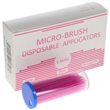 Micro-Brush Disposable Applicators, Regular, Green, 4 x 100/Pk