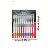 10pcs Double Ultra Soft Toothbrush