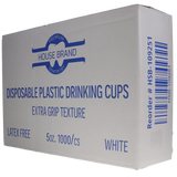 Plastic Cups 5oz. 1000/Cs