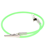 Plastic Non-Stretch Bib Clips, Green, 3/Pk