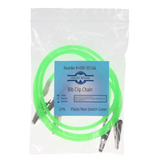 Plastic Non-Stretch Bib Clips, Green, 3/Pk