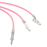 Plastic Non-Stretch Bib Clips, Pink, 3/Pk