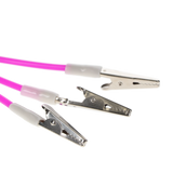 Plastic Non-Stretch Bib Clips, Purple, 3/Pk