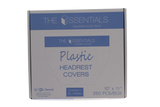 Plastic Headrest Covers, Poly, 14" x 9.5", 250/Pk, PL-HRLG,Poly, 10" x 11", 250/Pk, PL-HRSM