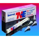 Temrex TNE Non-Eugenol Cement, Dual Syringe Kit, 6 g, 1/Pk