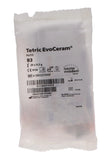 Tetric EvoCeram Universal Composite, Light-Cure, Cavifil Refill, Universal Viscosity, 0.2 g, B3 Enamel, 20/Pk, 590337