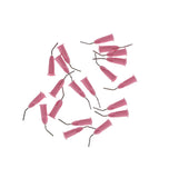 Pre-Bent Applicator Tips, 20 Ga, 1/2", Pink, 20/Pk, 20L20