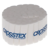 Non-Braided Cotton Rolls, Non-Sterile, # 2, Medium, 3/8 x 1 1/2", White, 2000/Pk, DNC