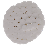 Non-Braided Cotton Rolls, Non-Sterile, # 2, Medium, 3/8 x 1 1/2", White, 2000/Pk, DNC