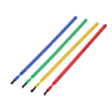 Benda Brush Single-Ended Applicators, Regular, Assorted, 144/Box, 370101