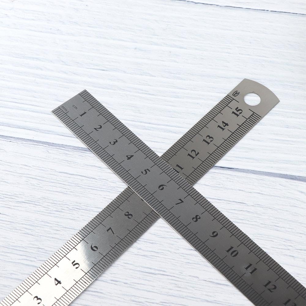 6 inch / 15 cm Stainless Steel Metal Straight Ruler Precision Scale Double Sided : Buy Online at Best Price in KSA - Souq is now 6 inch / 15 cm Stainless Steel Metal Straight Ruler Precision Scale Double Sided : Buy Online at Best Price in KSA - Souq is now