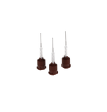 Activa Automix Needle Tips, with Bendable Metal Cannula, 20 Ga, Brown/Clear, 50/Pk, A50N1