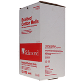 Braided Cotton Rolls, Sterile, Medium, 3/8" x 1 1/2", 2000/Pk, 200206