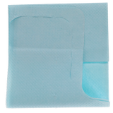 EveryDay Chainless Bibs with Ties, 18" x 25", Blue, 250/Pk, 917673