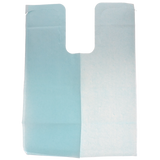 EveryDay Chainless Bibs with Ties, 18" x 25", Blue, 250/Pk, 917673