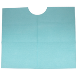 Contour Neck Bib 18x22 3-Ply Blue 400/Cs, 917903