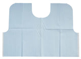 EveryDay Specialty Endo/Prophy Bibs, 2-Ply, 42" x 29", Extra Large, Blue, 50/Pk