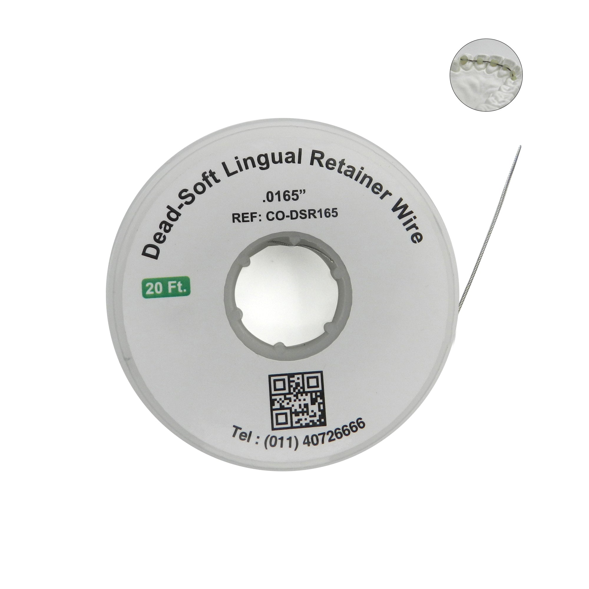 Dented Spool Dent Art Dead-Soft Lingual Retainer Wire .0165