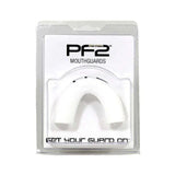 PF2 Boil & Bite Sports Mouthguard, White, 1/Pk