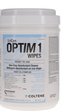 Optim 1 Pre-Saturated Wipes, RTU, 6" x 7", 160 Sheets/Pk, SCI1W12