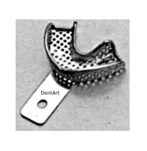thumbnail image 2 of PEDO Dental Impression Trays 6-Piece PEDO Pediatric Dental Impression Tray Set - Stainless Steel, Perforated Pediatric Dental Trays Set 2 of 12