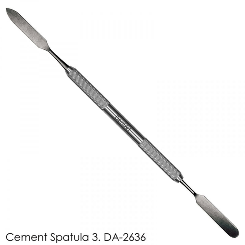 Cement Spatula #3 Dental Mixing Knife Stainless Steel Restorative Double-Ended