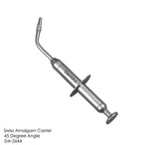 Dent Art Amalgam Carrier 45 Degree Angle, Filling Cavity Preparation Syringe