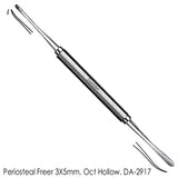 Dental Periosteal Freer Elevator Oral Surgical Implant Double Ended Hollow Handle