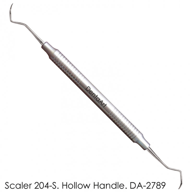 Dent Art 204S Scaler - Double Ended - Hollow Light Weight Handle