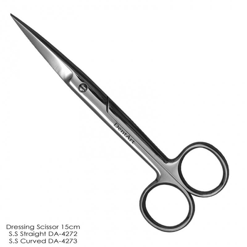 Dental Iris Scissors Straight Surgical Veterinary First Aid Stainless Steel