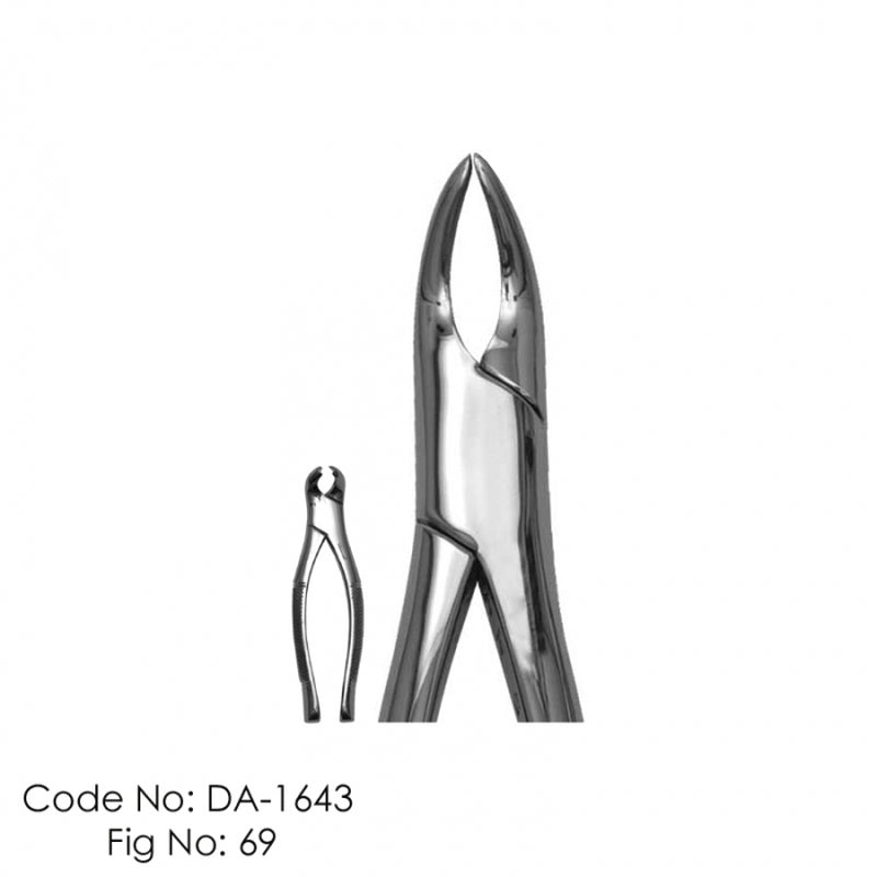 69 Upper & Lower Fragments & Roots Extraction Forceps
