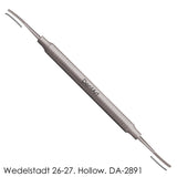 Dent Art Cutting Dental Instrument Chisel Wedelstaedt 26-27, Hollow Handle