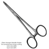 Olsen Heager Needle Holder for suturing and suture cutting -14cm