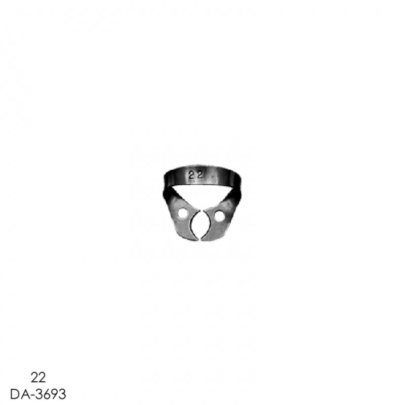 Clams Instrument Dent Art Rubber Dam Clam #22 – John Dental Supplies Inc