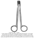 Lower Wisdom Tooth Extraction Forceps UK Type (Fig No:88)