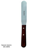 Dent Art Metal Alginate Plaster Mixing Spatula Impression Material Mixing Knife with Wooden Handle