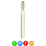 A20LR 838/012 Multi-Use Dental Diamond Burs- Round End Cylinder