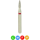 A26 860/012 Multi-Use Dental Diamond Burs Flame- 5/Pack