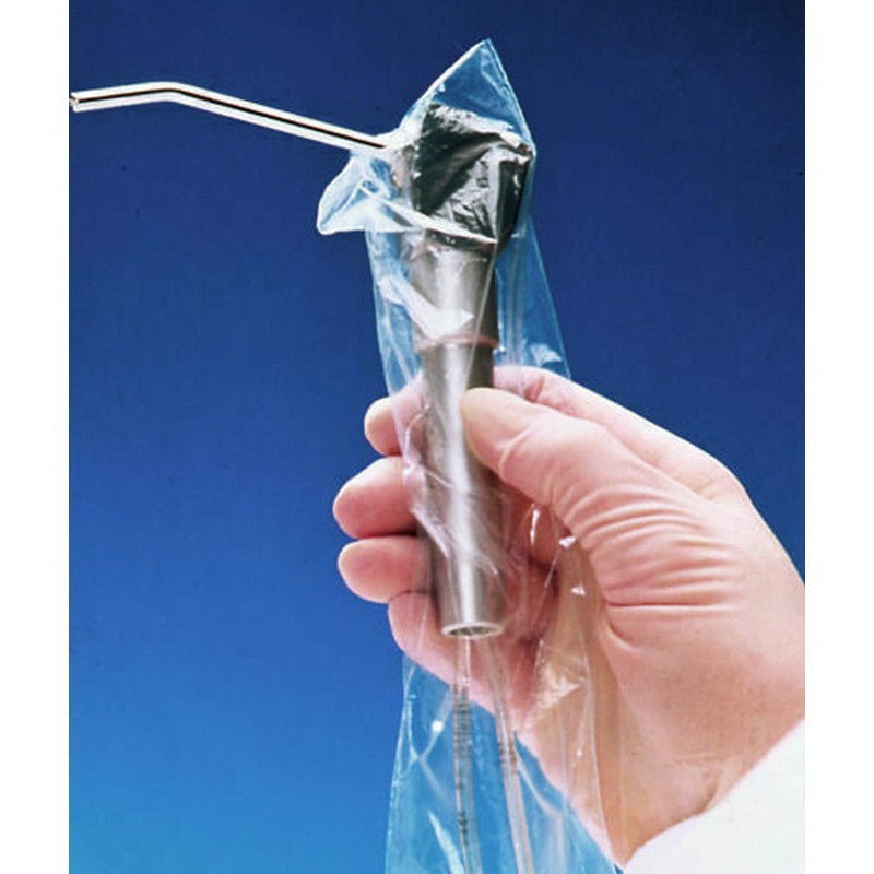 Dental Air Water Syringe Tip Cover Sleeves - Transparent