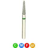 B6 856N/016 Multi-Use Dental Diamond Burs - Round End Taper