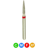 B8SS 30011/012 Multi-Use Dental Diamond Burs- Flame