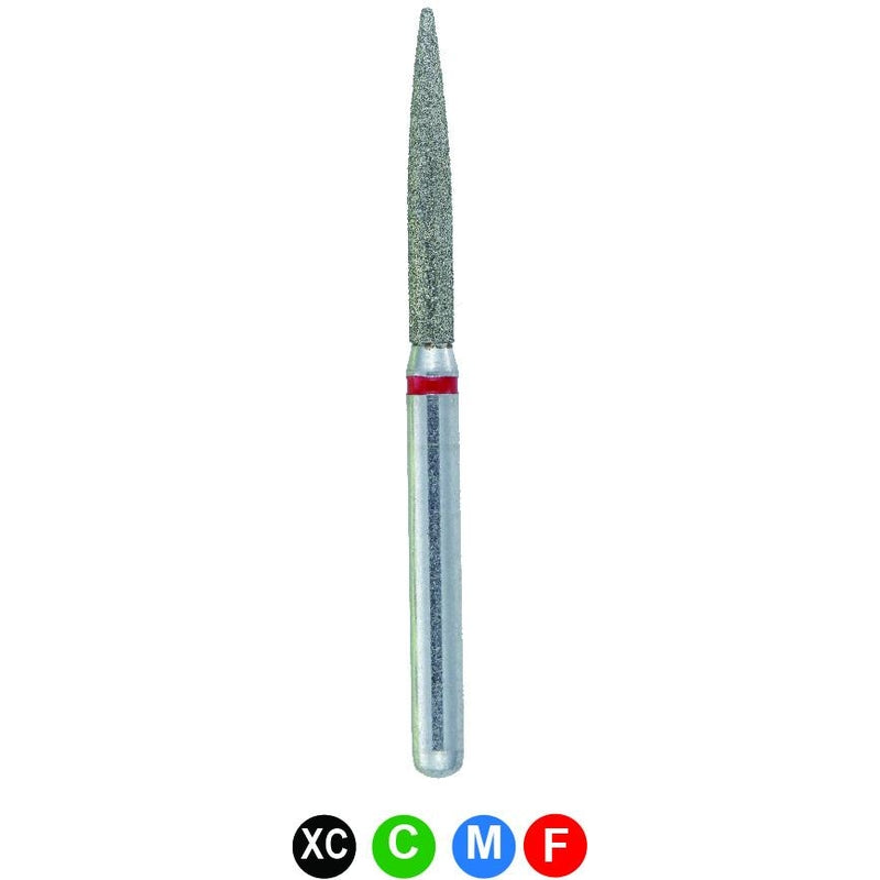 C10M 863/014 Multi-Use Dental Diamond Burs - Flame