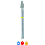 C21L 390-021 Multi-Use Dental Diamond Burs (Silver Shank) - Round Tip